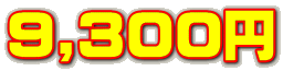 9,300円