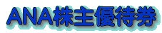 ANA株主優待券
